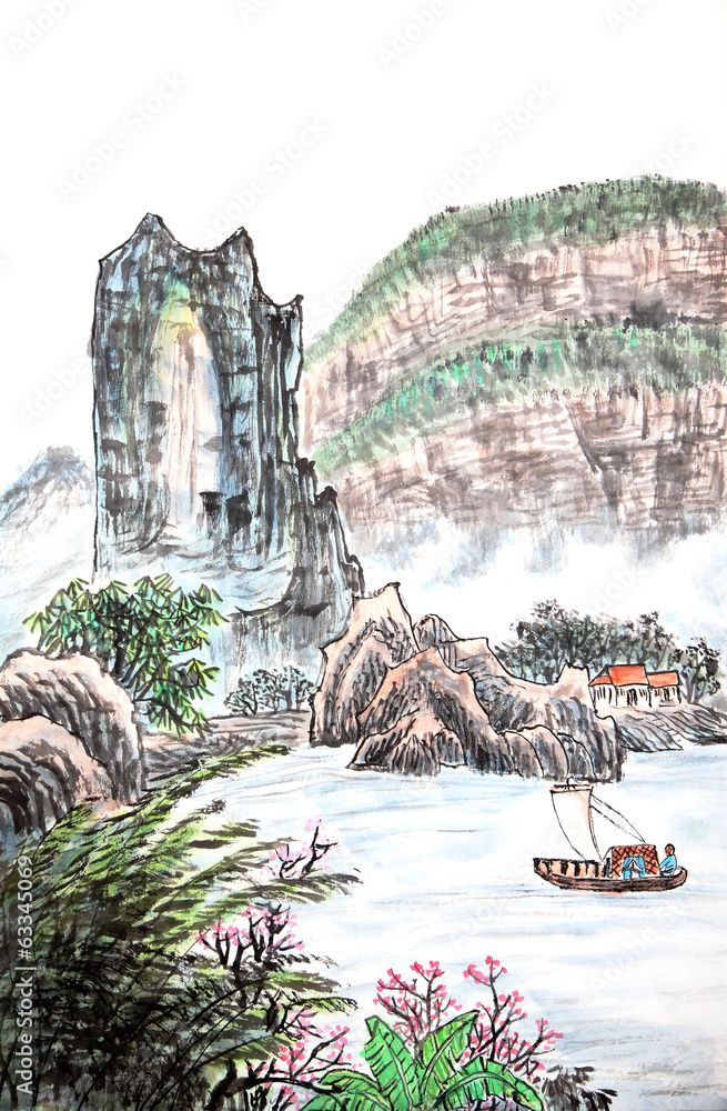 中国传统绘画，山水