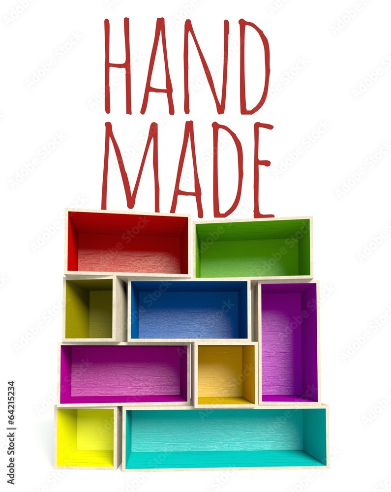Hand made, Art composition creative illustration