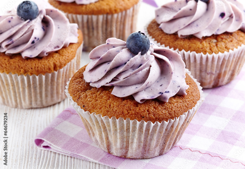 blueberry cupcakes