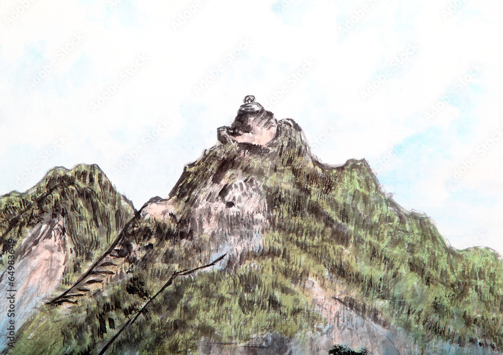 中国传统绘画，山水画