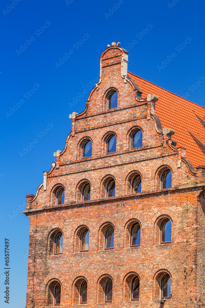 Architecture of old town in Gdansk, Poland
