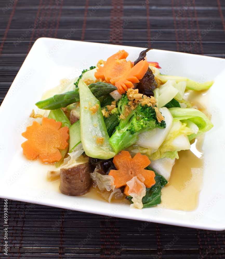 亚洲健康食品炒杂菜