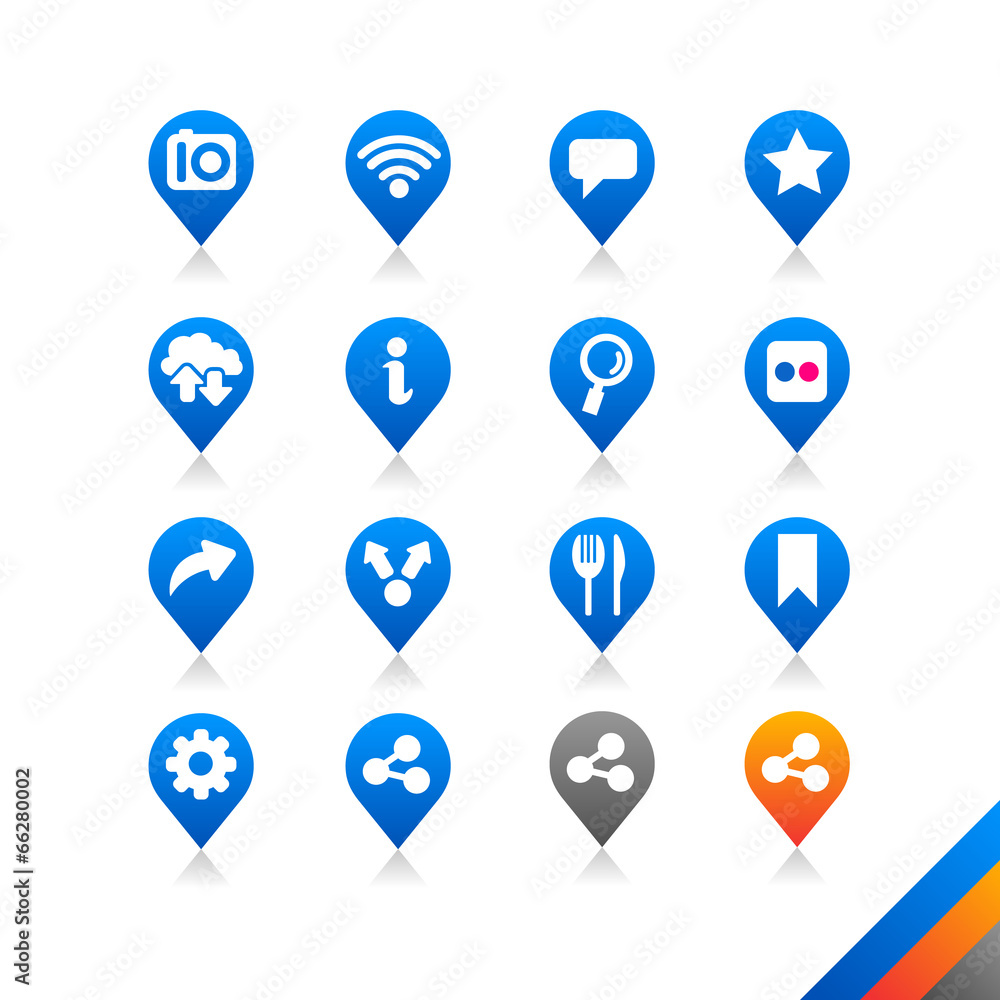 Social media icons vector - Simplicity Series