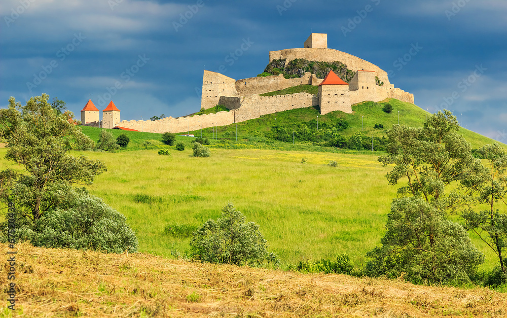 罗马尼亚布拉索夫鲁佩亚著名的中世纪堡垒