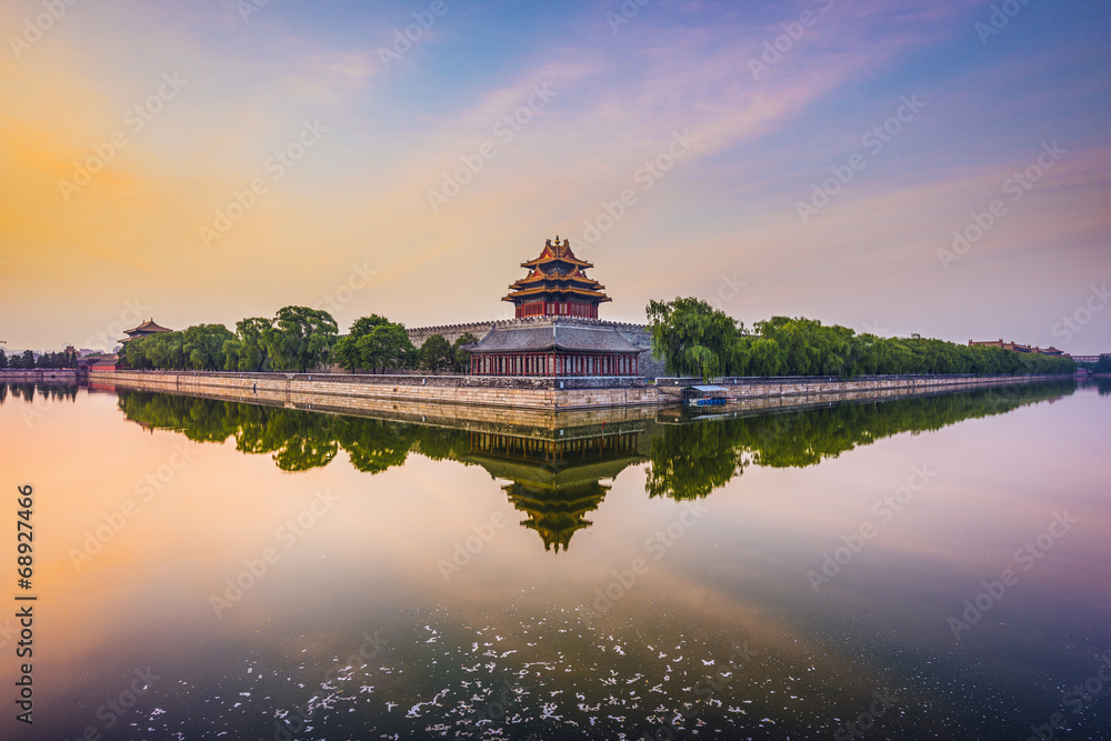 中国北京皇城护城河