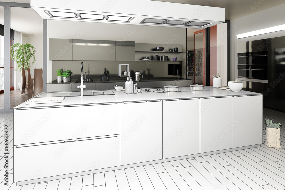 不锈钢设计厨房（项目）