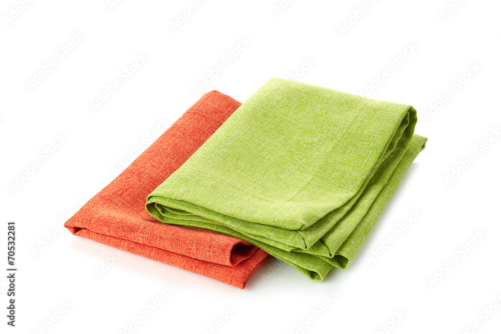 各种折叠棉餐巾