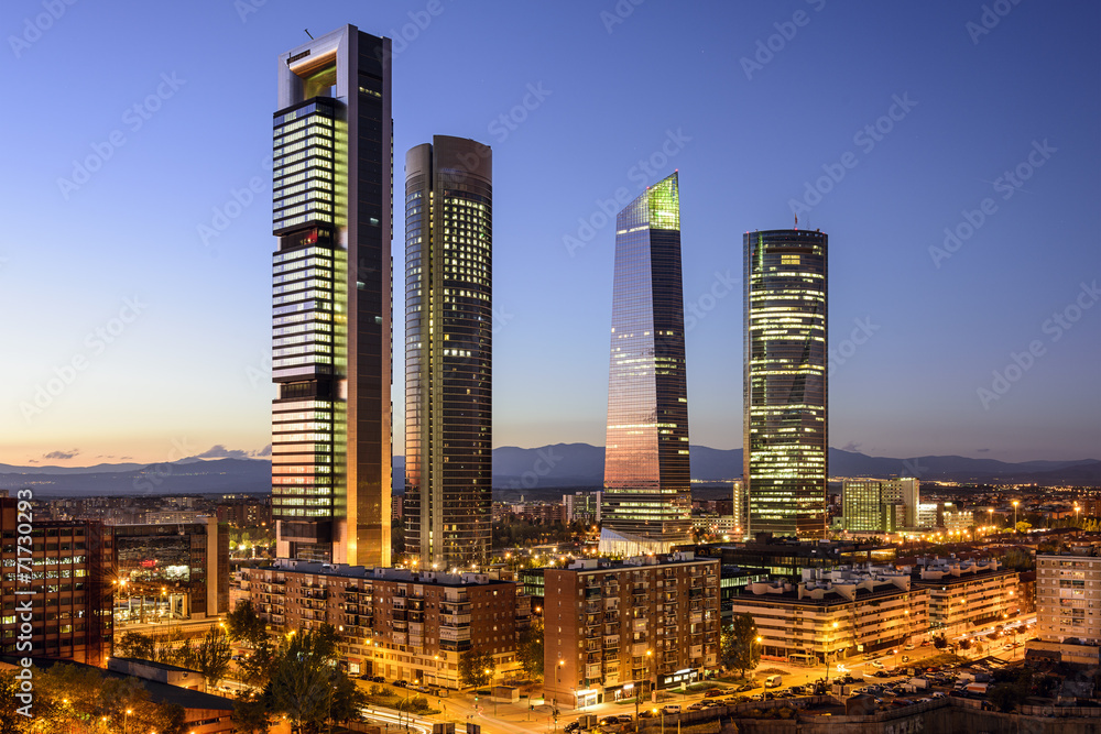西班牙马德里金融区