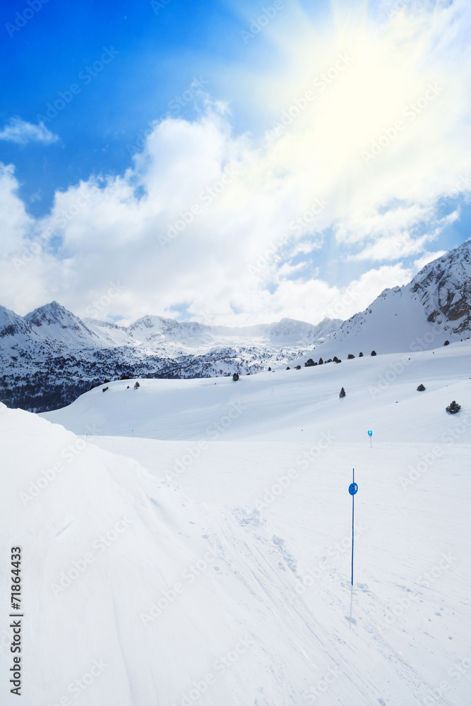 山地滑雪标志坡度