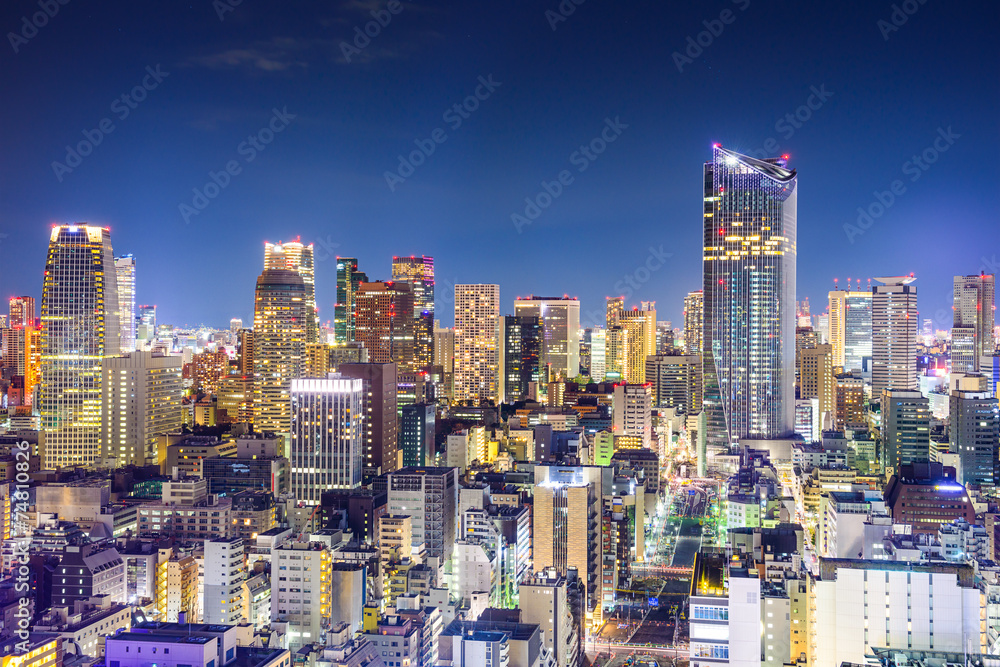 东京，日本金融区，位于东京都港区的城市景观