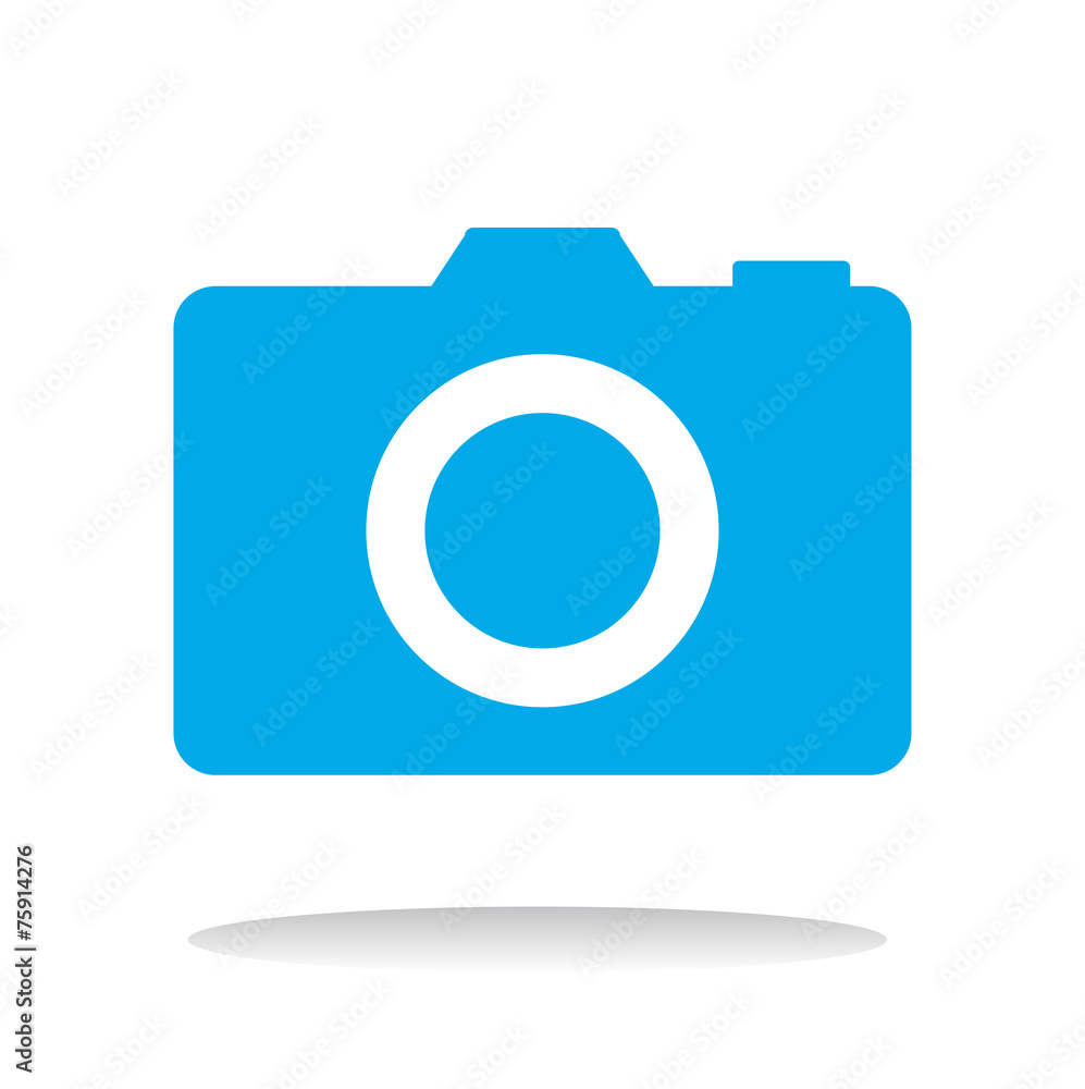 数码相机图像媒体相册矢量概念