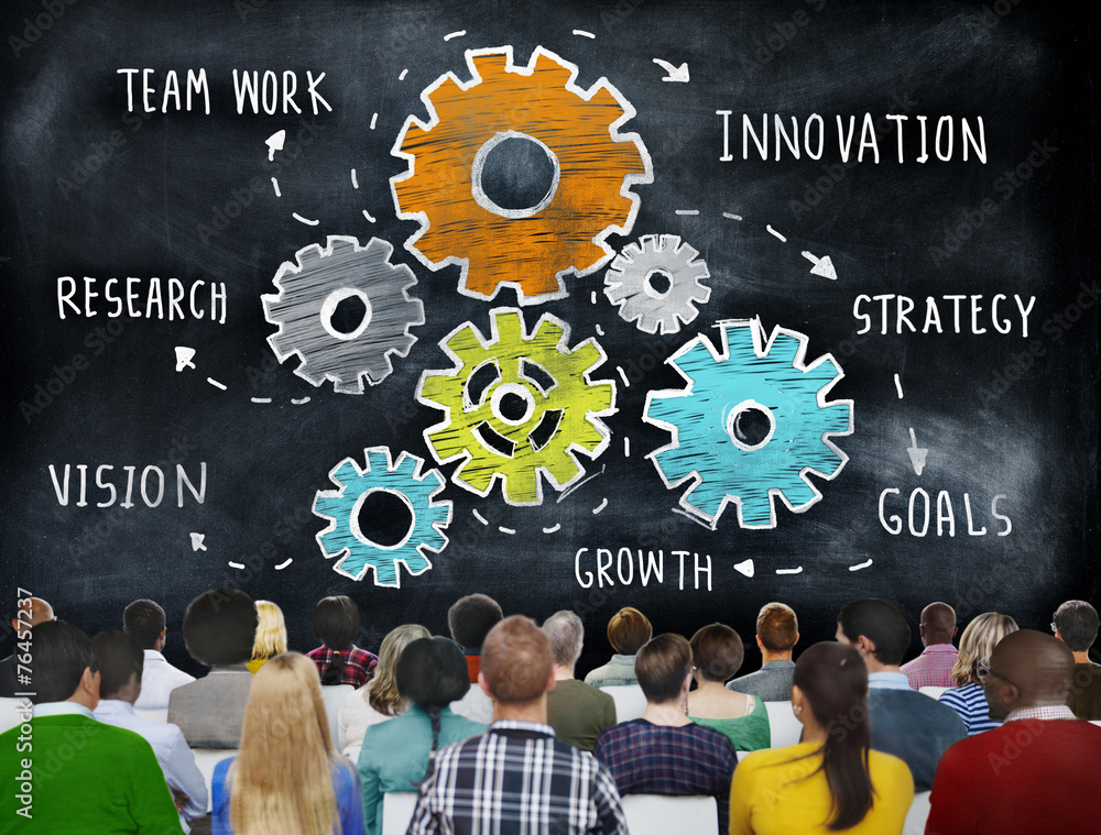 团队合作研究愿景战略目标增长创新理念