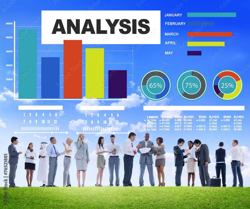 分析分析信息条形图数据统计概念