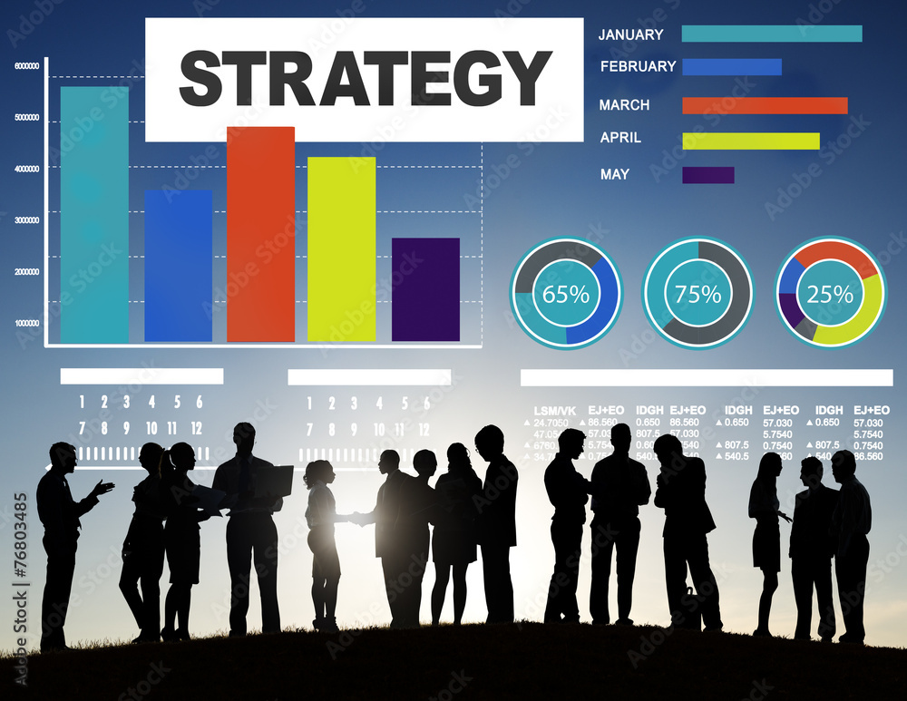 战略数据信息计划营销解决方案愿景概念