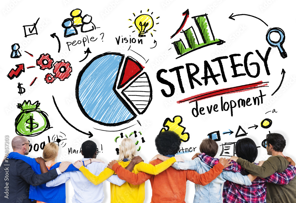Strategy Development Goal Marketing Vision Planning Business Con