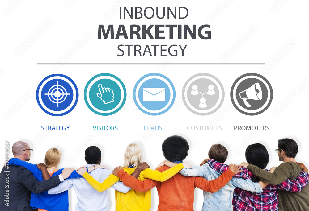Inbound Marketing Strategy Advertisement Commercial Concept