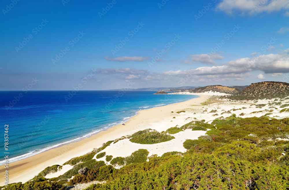 北塞浦路斯卡帕斯半岛黄金海滩