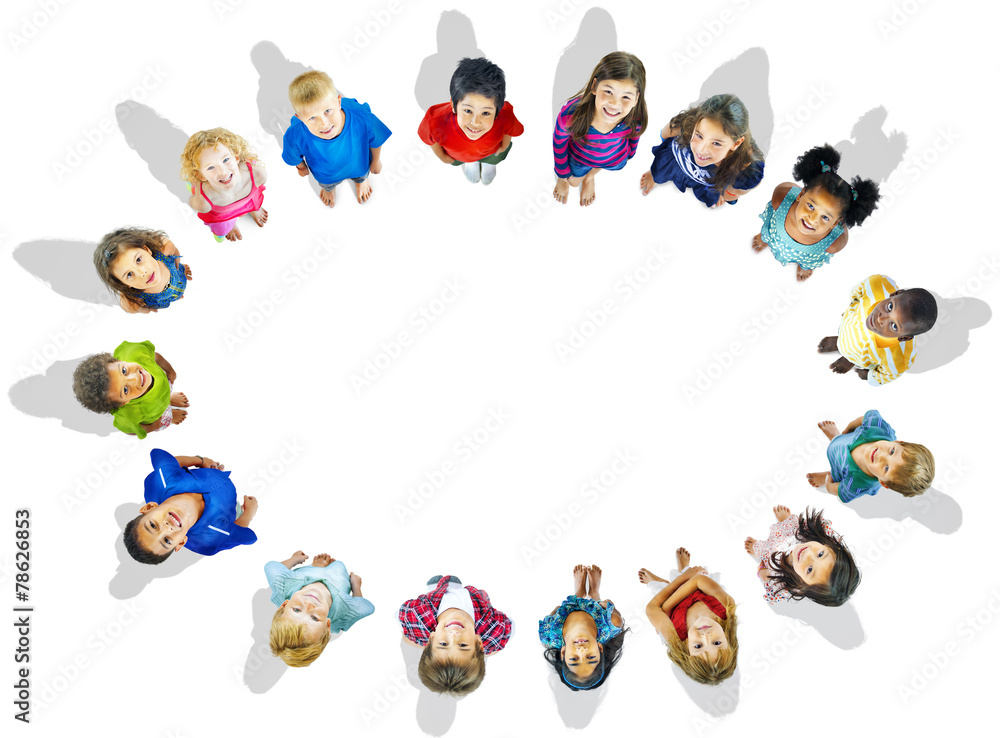 多元化儿童幸福纯真友谊观