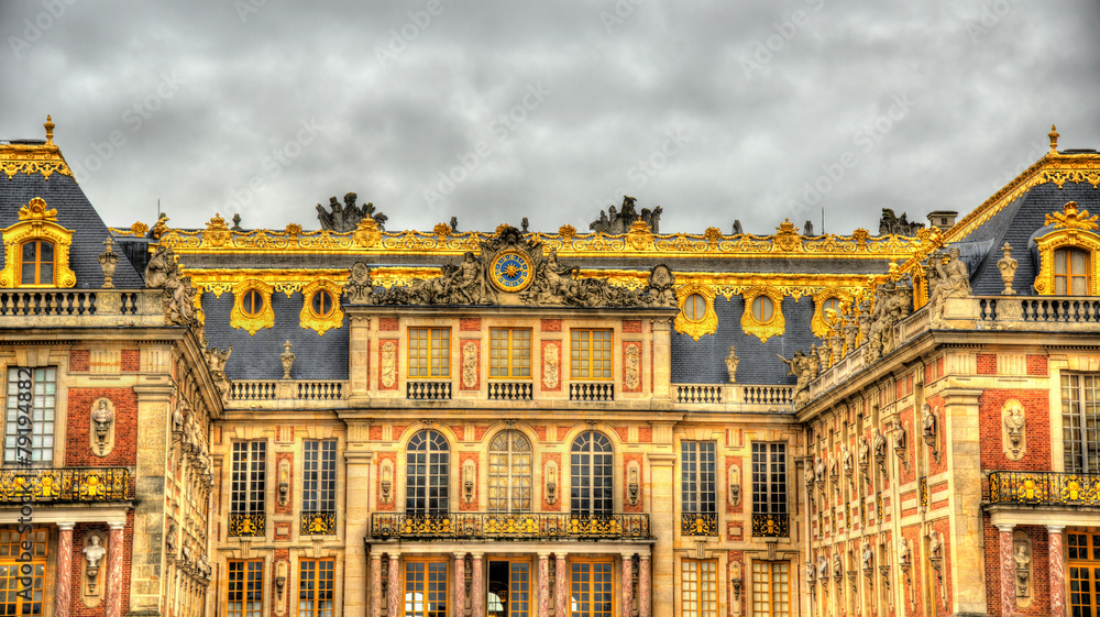 法国凡尔赛宫立面