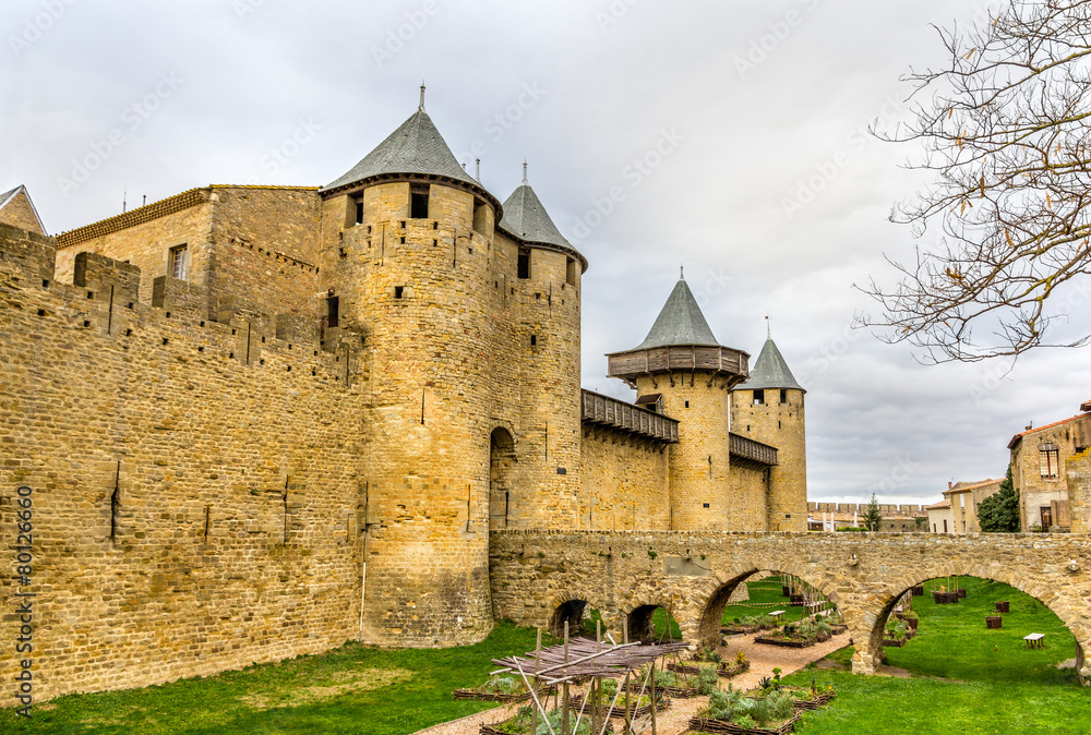 卡尔卡松城墙-法国，朗格多克-鲁西永