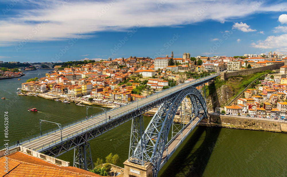Porto with Dom Luis Bridge-葡萄牙
