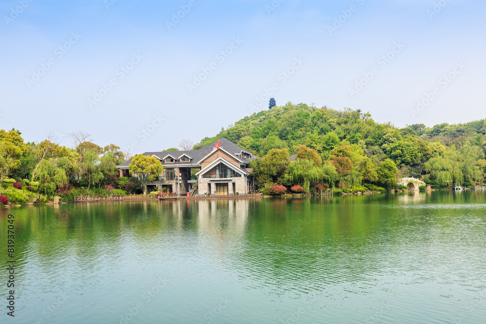 spring, the beauty of the park in hangzhou