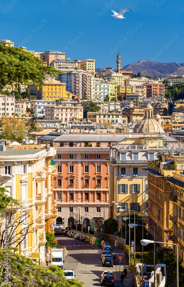 View of Genoa city - Italy, Liguria