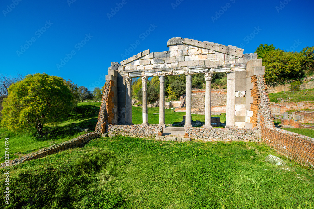 Temple ruins in Ancient Apollonia