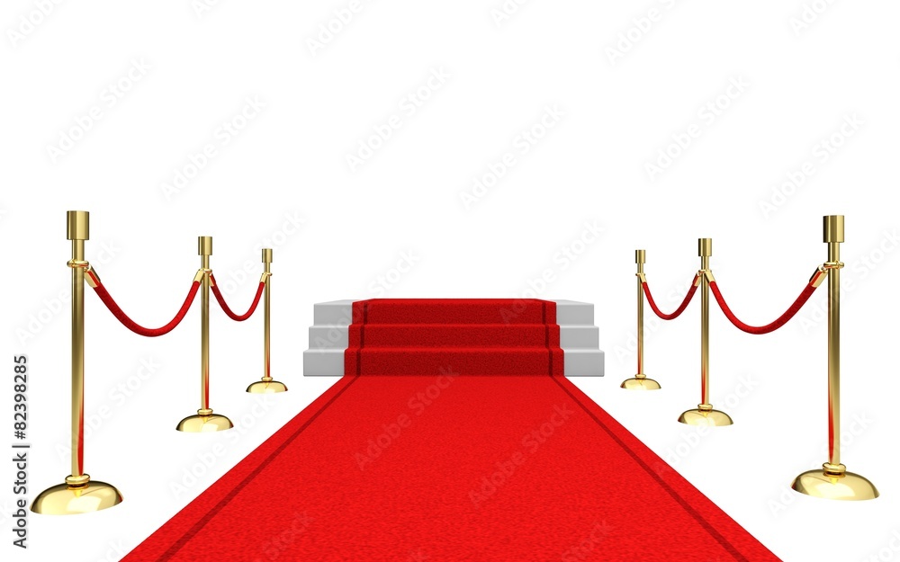 Red Carpet. 3D. Red Carpet