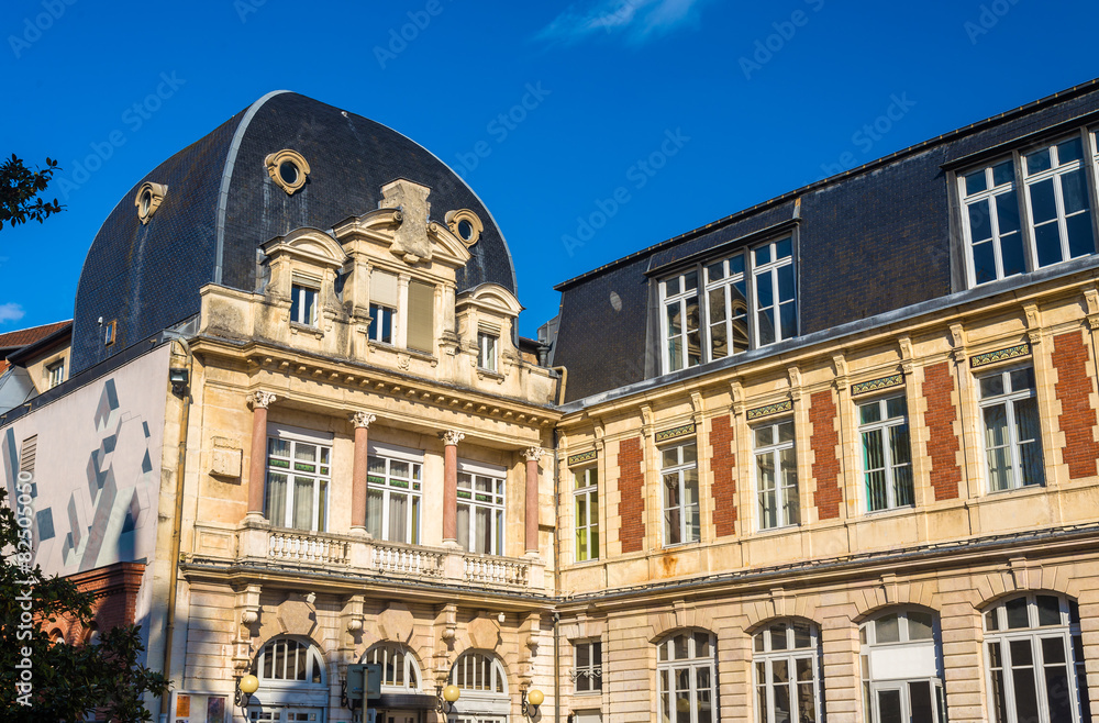 Buildings in the city centre of Besancon - France