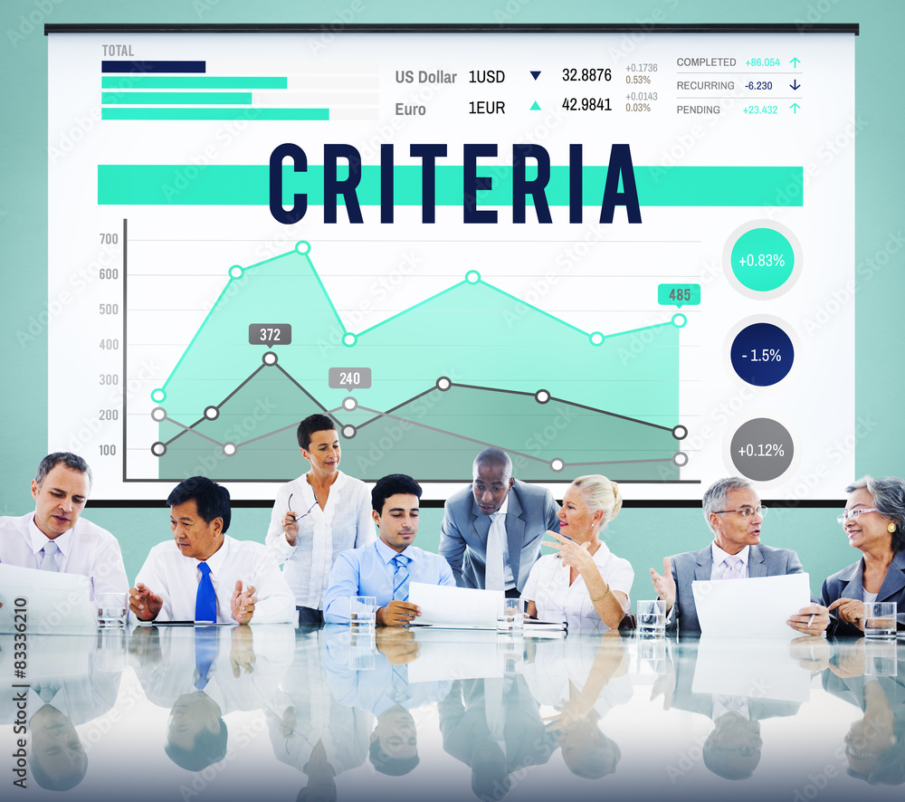 Criteria Regulation Generality Business Marketing Concept