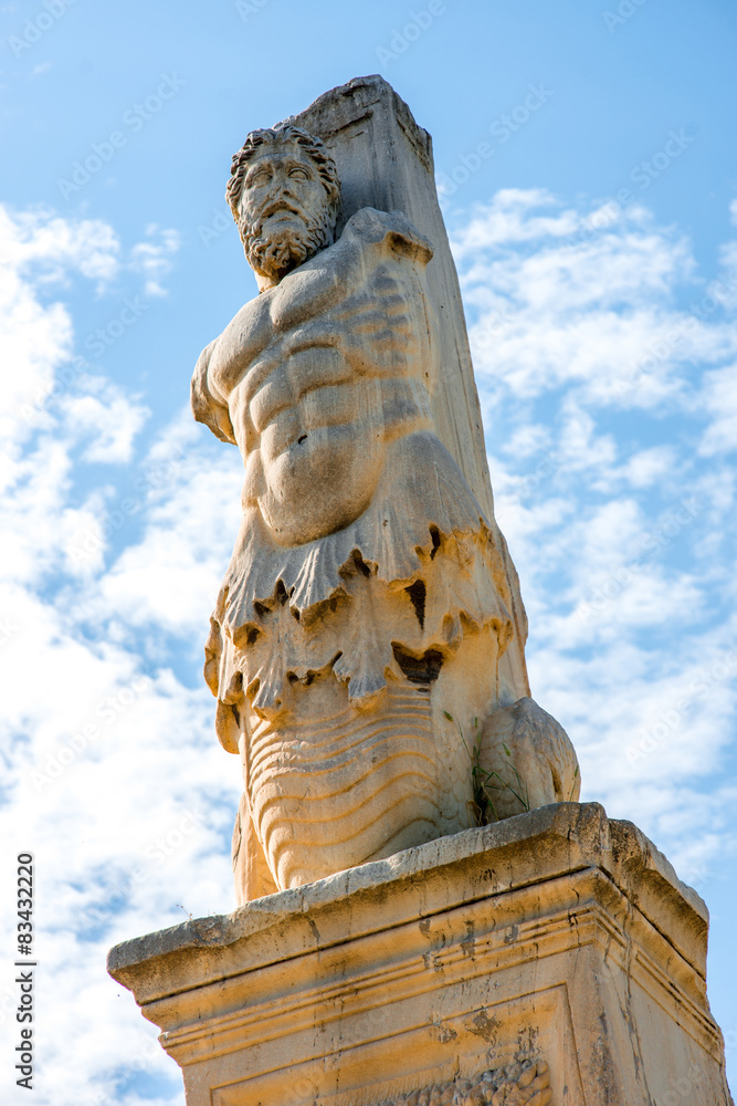 阿戈拉的希腊雕像