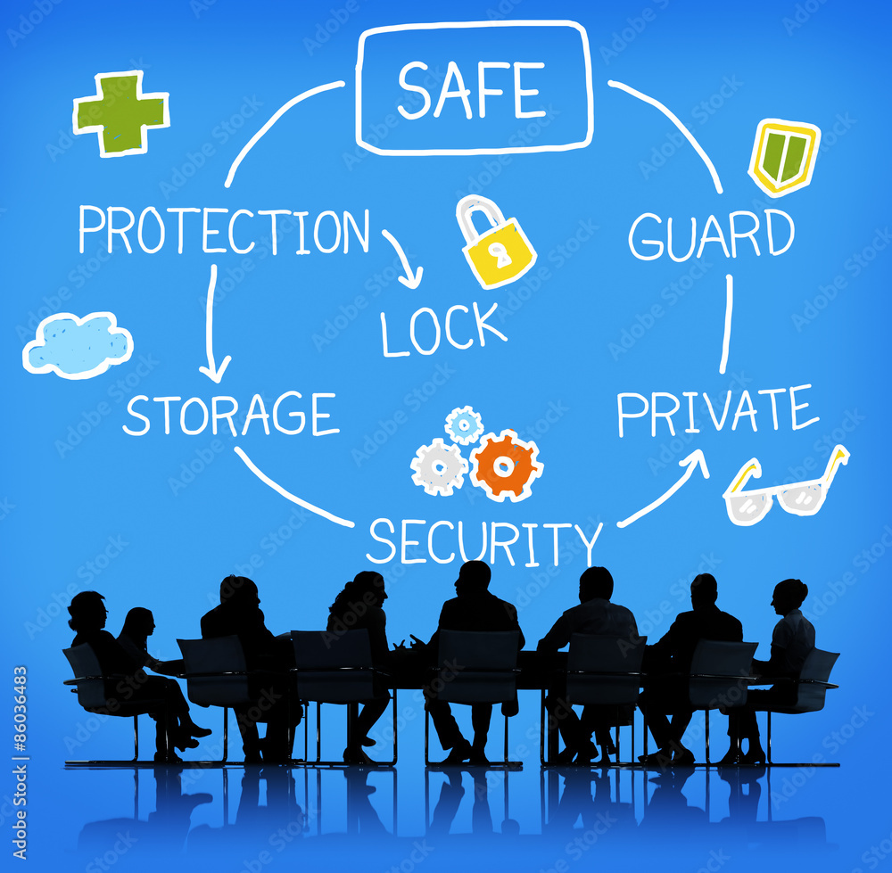 安全数据保护存储安全卫士概念