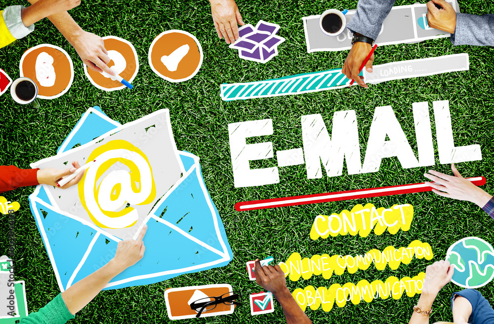 电子邮件通信在线消息技术概念