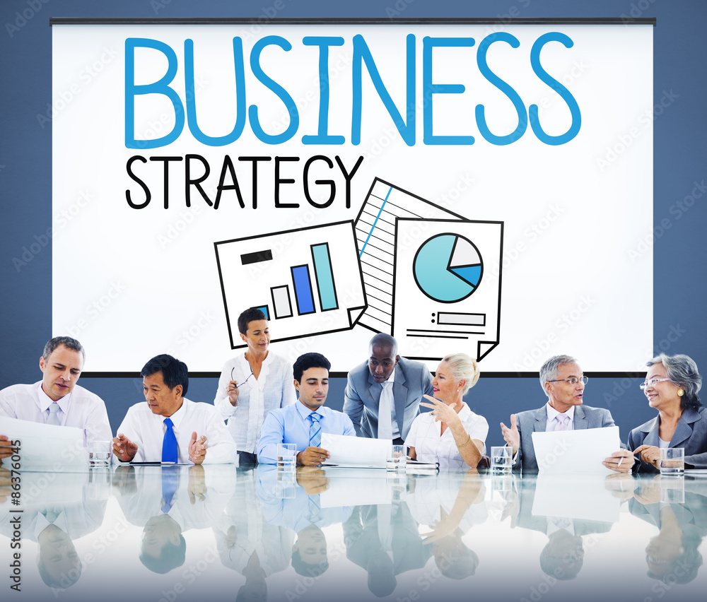 商业战略营销运营计划开发概念