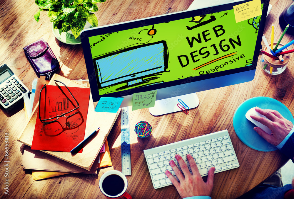 网页设计网页开发响应式品牌概念