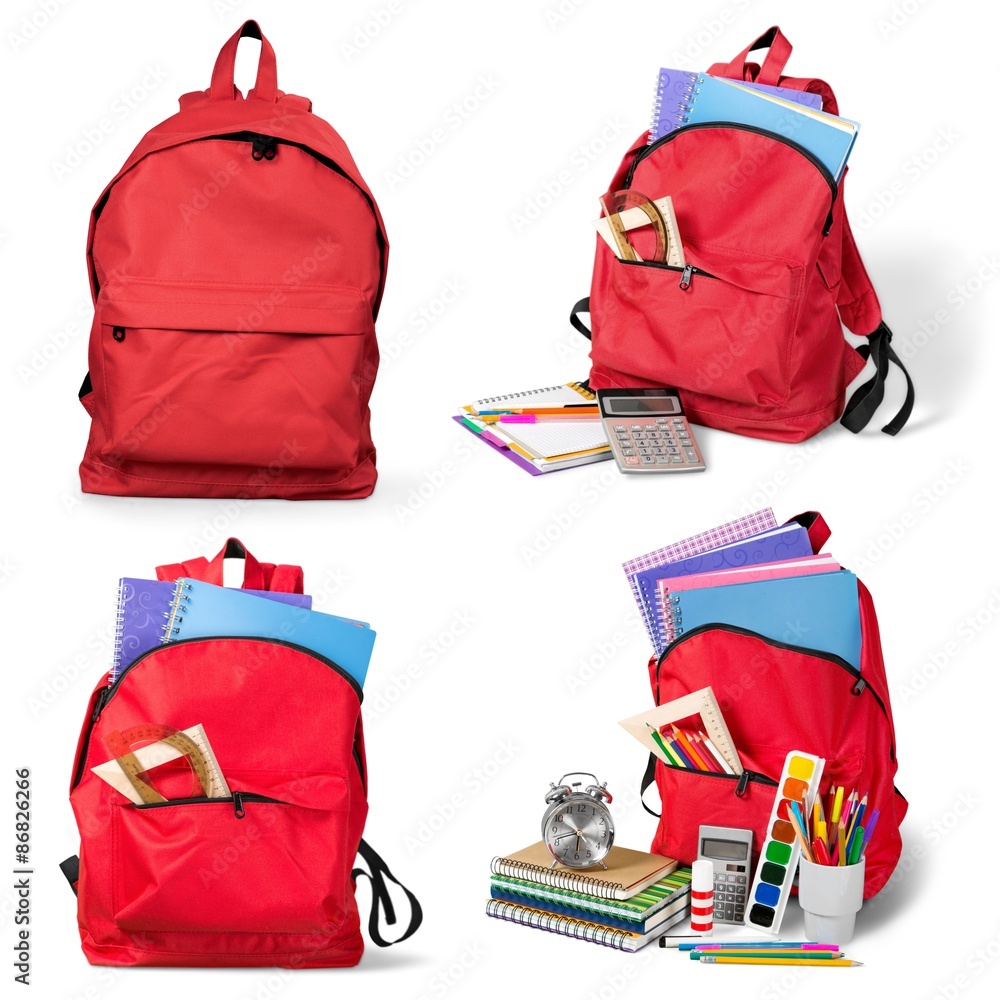 背包，书包，学校。
