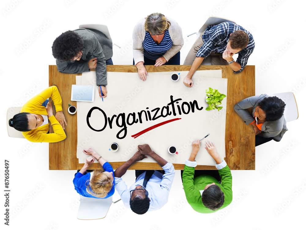 会议中的人和组织概念