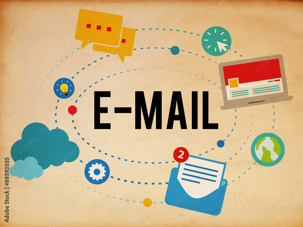 电子邮件互联网技术连接消息传递概念