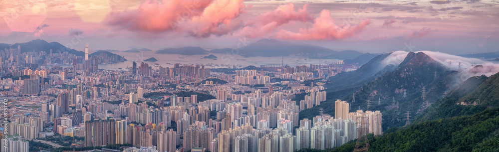 Landscape for Hong kong city