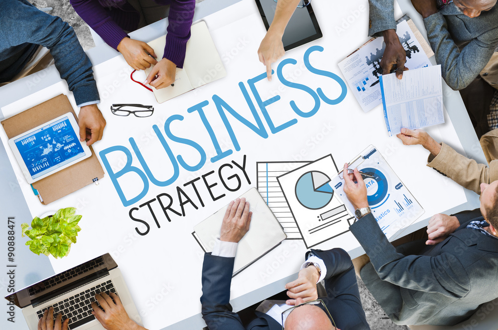 商业战略营销运营计划开发概念