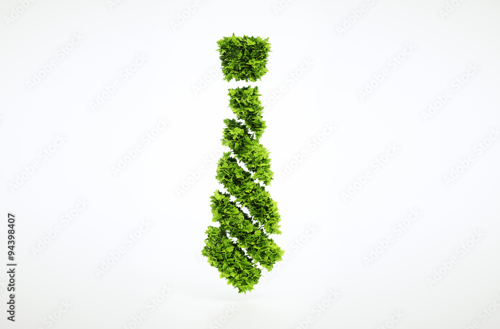 生态绿色商务领带标志