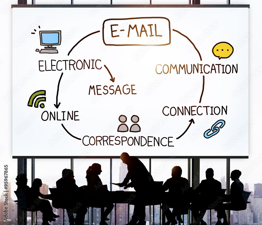 电子邮件数据内容互联网通信消息概念