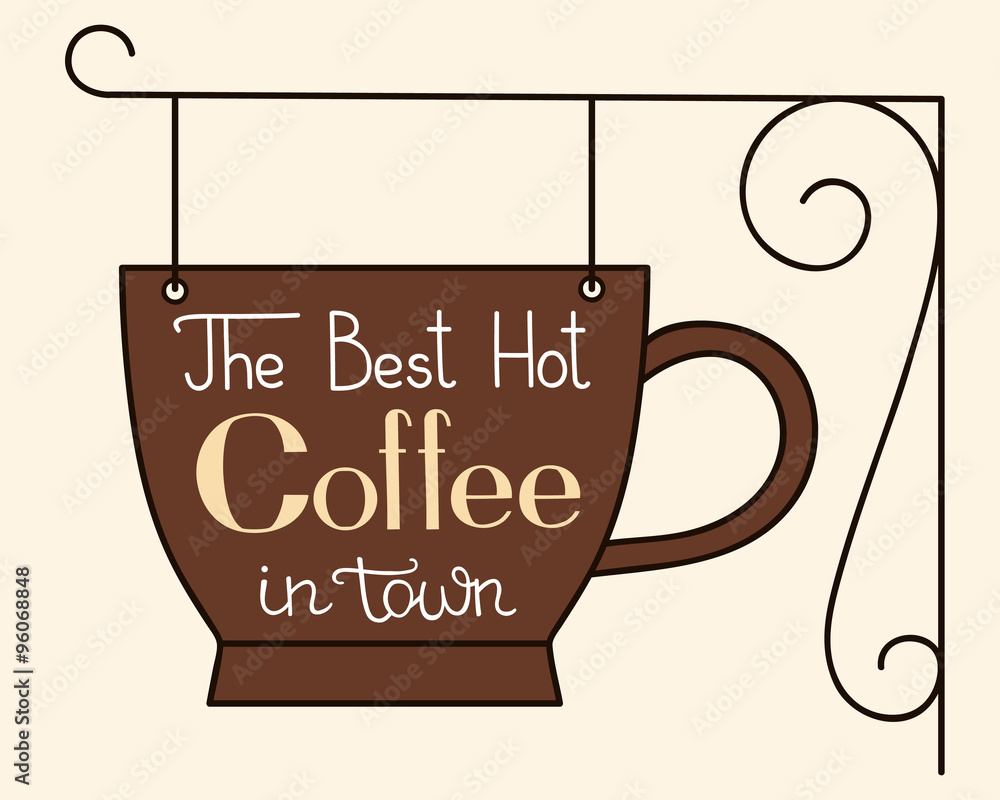 城里最好的热咖啡。