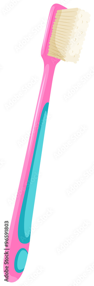 粉色手柄牙刷