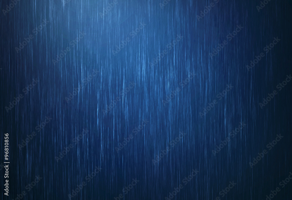 rain water drop falling in rainy season with dark blue color as