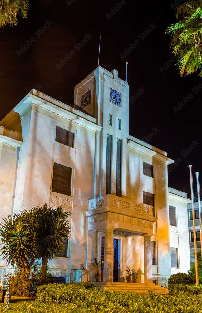 塞浦路斯利马索尔市政厅夜景
