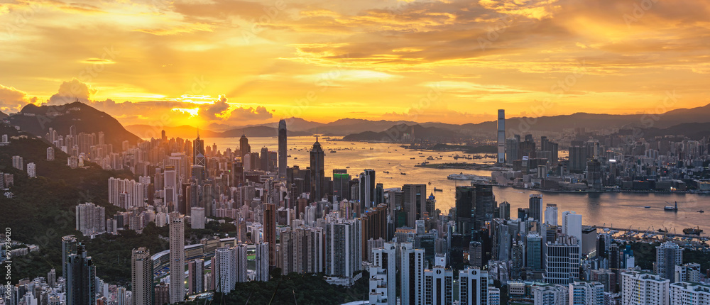 《香港日落》