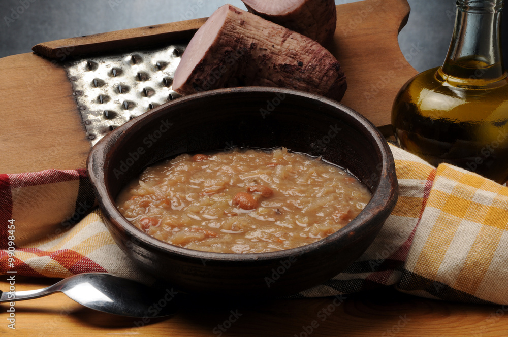 Soup Brovada Broade Minestra di Brovade Suppe Sopa Cucina friulana Friaulische Küche Juha Zupa Rapa 