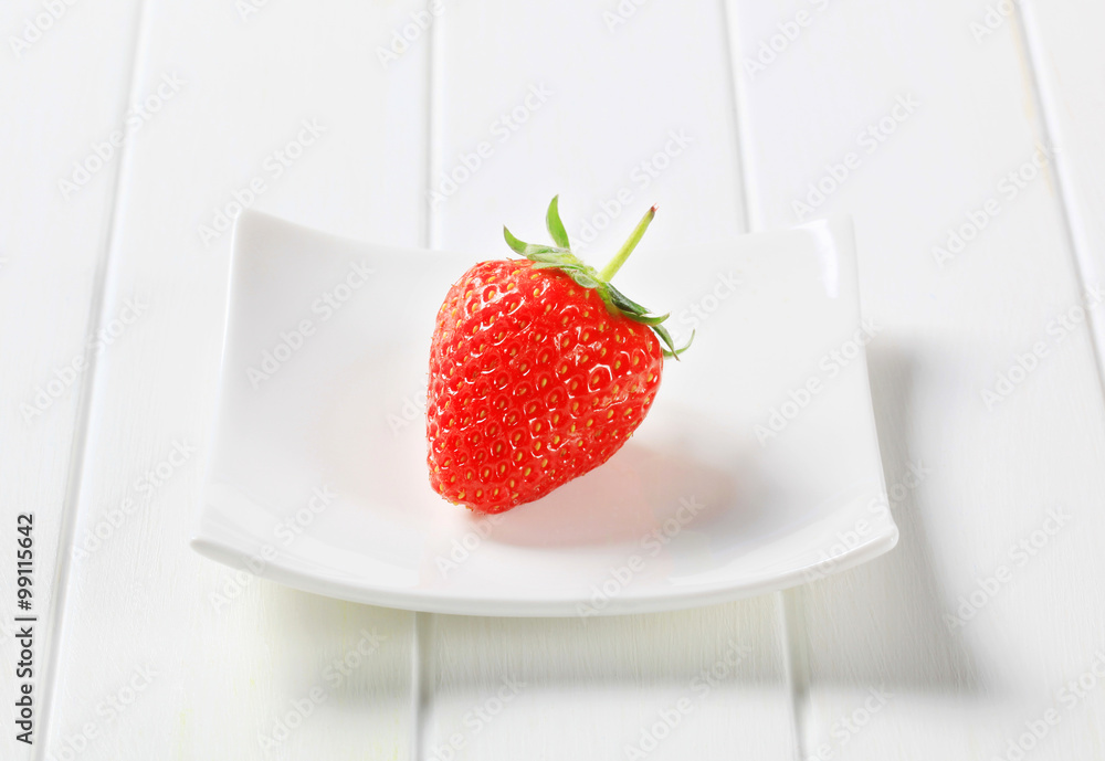 Ripe red strawberry